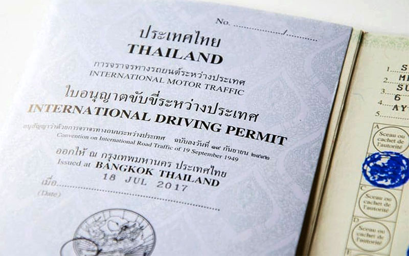 国際運転免許証（見本）